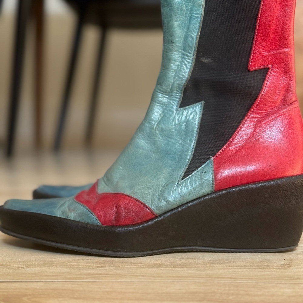 Restored Vintage Lightning Boots - RARE